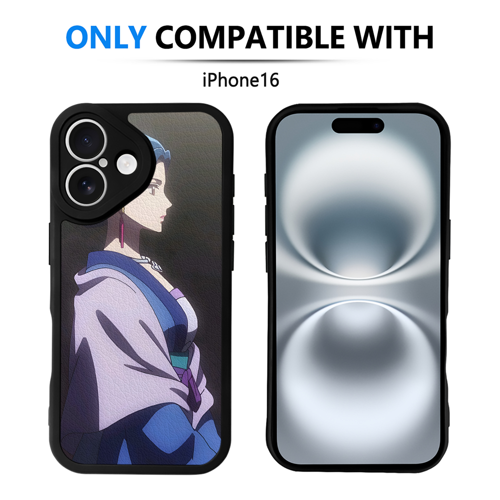 （画像用） 薬屋のひとりごと The Apothecary Diaries 【iPhone 16シリーズ対応】シリコンスマホケース（レザー調） 材質：シリコン